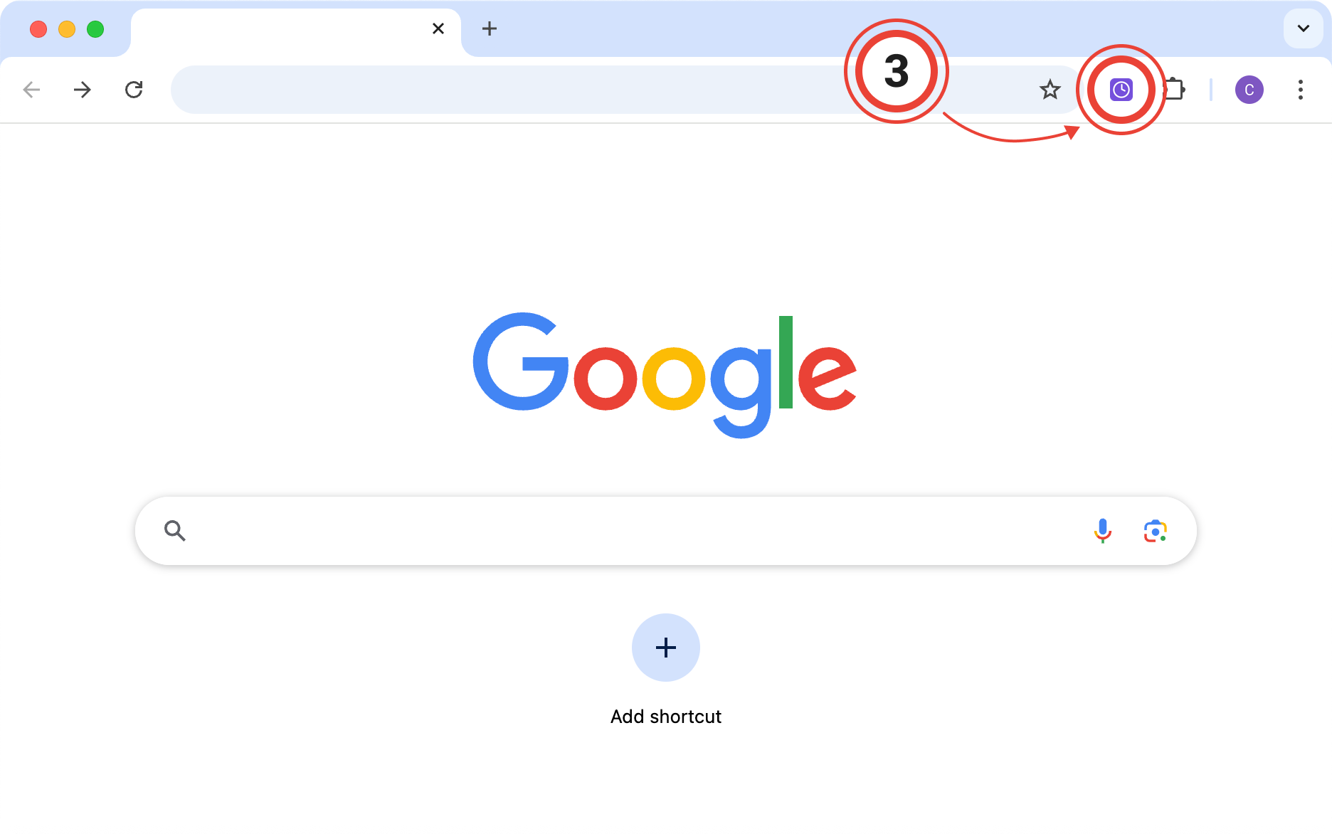Open the extension on any page